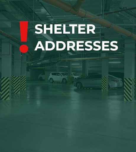 Shelter addresses in the Pearl parking lots.